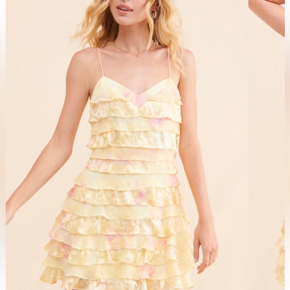 Loveshackfancy agrace yellow mini dress - Picture 3 of 6